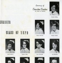 Class Photograph 1970 School of Nursing, Mansfield, Ohio.