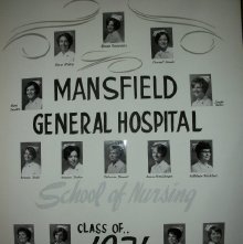 Class Photograph 1971 College of Nursing, Mansfield, Ohio