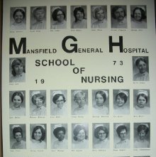 Class Photograph 1973 College of Nursing, Mansfield, Ohio