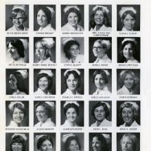 Class Photograph 1976 College of Nursing, Mansfield, Ohio.