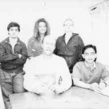 Ashland College, Ashland, Ohio Pine Whispers staff 1991-1992.