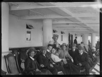 Passengers on Graf Waldersee, photo by Alice Austen, 1909