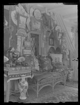 Sofa end - tea table end, photo by Alice Austen, 1911