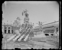 McMonnies Fountain, Columbian Exposition, photo by Alice Austen, 1893