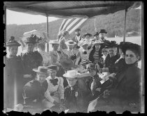 B. Watrous party regatta Group on launch, photo by Alice Austen, 1893