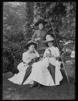 Self, Trude, and Carrie Post, photo by Alice Austen, 1888