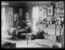 Trudes room & mantle piece, photo by Alice Austen, 1889