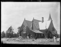 Church, Matteawan back, photo by Alice Austen, 1888