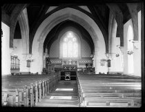 Church interior Matteawan, photo by Alice Austen, 1888