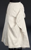 back view of skirt, buttoned