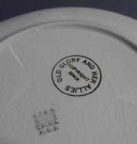 detail, marks on reverse