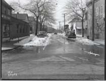 Cortlandt Street at Palmer Avenue, photo by Herbert A. Flamm, 1956