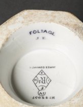 detail, marks on reverse of tureen