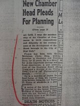 news clipping about Herbert Flamm, February 24, 1955 (final portion)