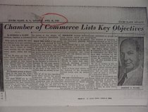 news clipping about Herbert Flamm, April 30, 1955