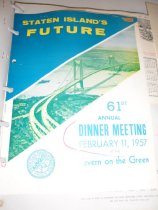 1957 dinner meeting program (cover)