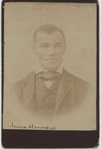Portrait of Jacob Hatfield, photo by John E. Lake, ca. 1870s