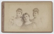 Alice Austen, Julia Bredt, and Trude Eccleston, photo by I. Almstaedt, 1892