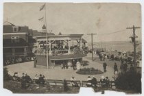 Max Schmidt and his band at Midland Beach, ca. 1905-1915