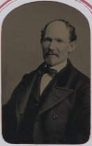 Tintype portrait of Alonzo Butts (detail), ca. 1880