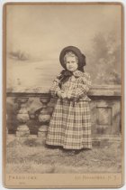 Portrait of Ethel Benedict Cox, photo by Fredricks, 1891