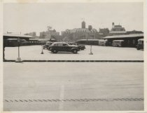Traffic aisle, St. George Ferry, 1945