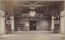 S.I. Athletic Boat House. Interior, photo by Isaac Almstaedt, ca. 1885