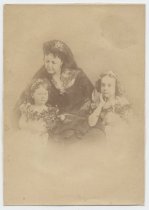 Emily Graham (McKnight), Violet, and Caroline Ward, ca. 1871