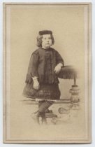 Portrait of Violet Ward, photo by A.E. Alden, ca. 1866