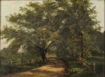 Fingerboard Road, by artist Elizabeth A. (Townsend) Austen (without frame)