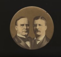 [McKinley/Roosevelt campaign pin]