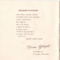 Year's End 1951 Year's Beginning 1952