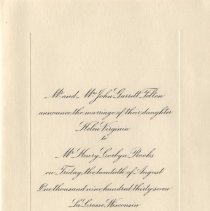 Announcement, Wedding