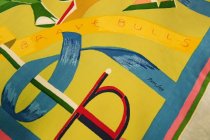 scarf with "The Brave Bulls" design