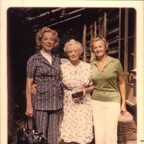 Annie and her girls, August 1974