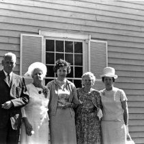 Unofficial opening of Bradley House, June 12 1966.