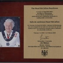 The Hazel McCallion Board Room