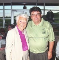 Mayor McCallion with chair of organizing committee Ron Lenyk