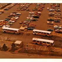 Mississauga Transit buses at Square One terminal