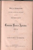 State of Connecticut Ninth Annual Report of teh Secretary of the Connecituct Board of Agriculture 1875-1876