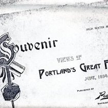 Souvenir Envelope of Portland's Great Flood Photographs, 1894