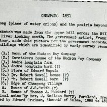 Champoeg Information, 1851