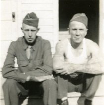 Albert "Bert" and Friend in Military Uniforms
