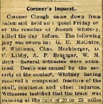 Joseph Whitney Obituary