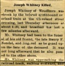 Joseph Whitney Obituary