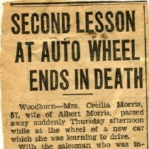 Obituarys for Hovenden/Woodruff Family Members