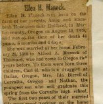 Obituarys for Hovenden/Woodruff Family Members