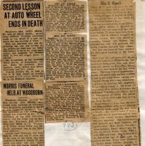 Obituarys for Hovenden/Woodruff Family Members