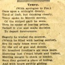 "Tracy" Poem