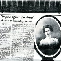 Effie Woodruff Article and Photographs